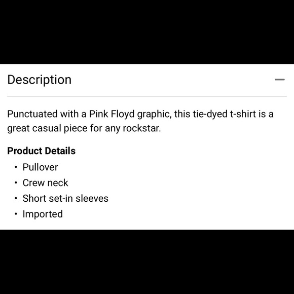 NWT Authentic Pink Floyd graphic tee. - Picture 4 of 4